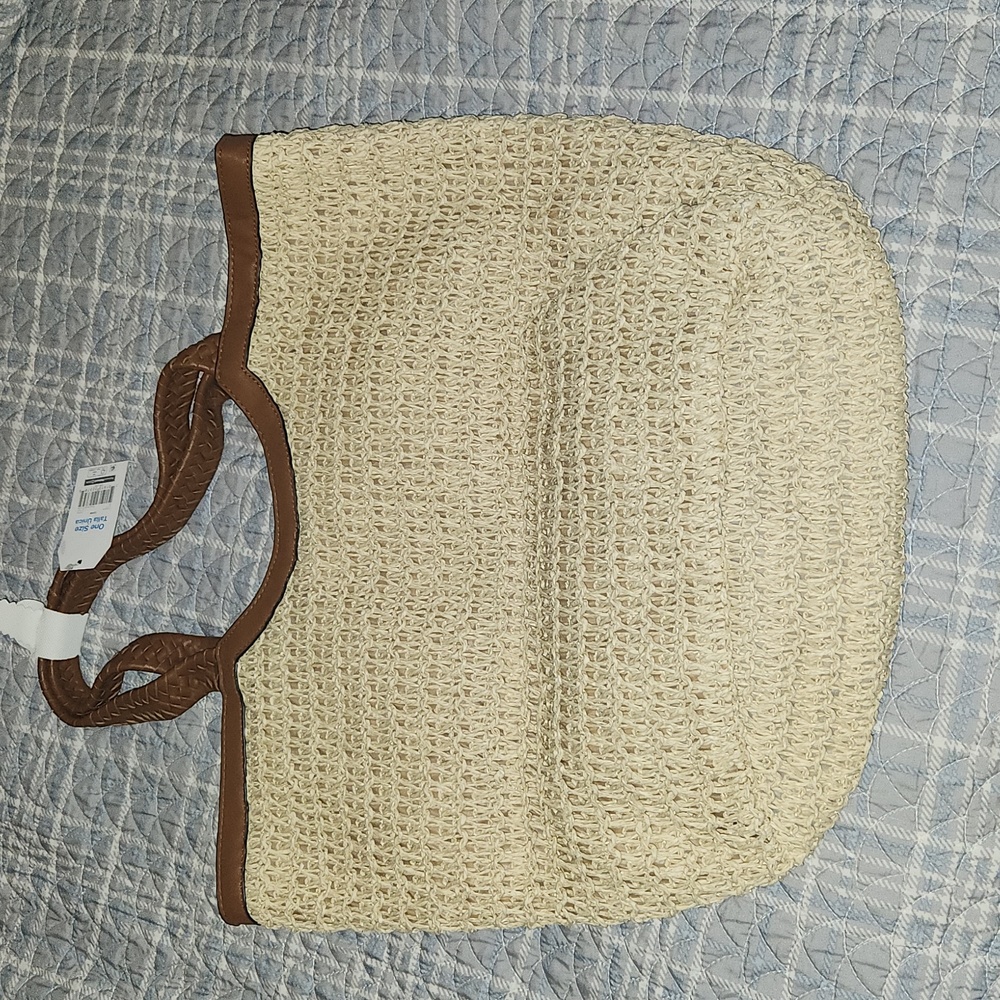 Straw beach bag NWT - Picture 3 of 7
